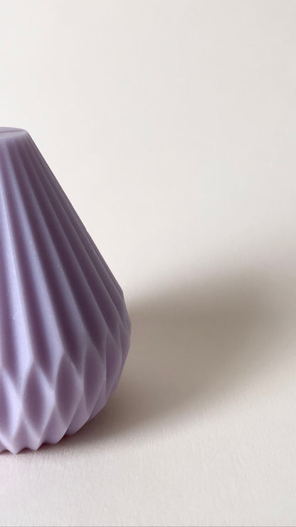 Purple Pear Lantern Candle