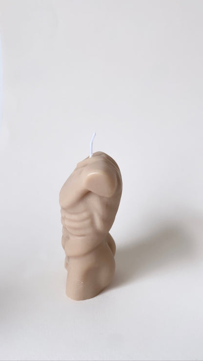Nude Man Body Candle