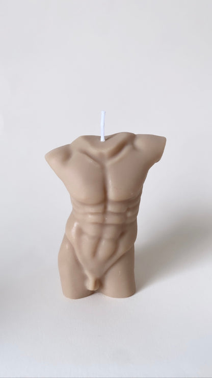 Nude Man Body Candle